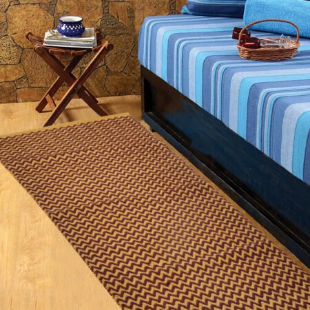 COSMORUGS Handmade Cotton Designer Bed Side Runner-Luxurious & Stylish