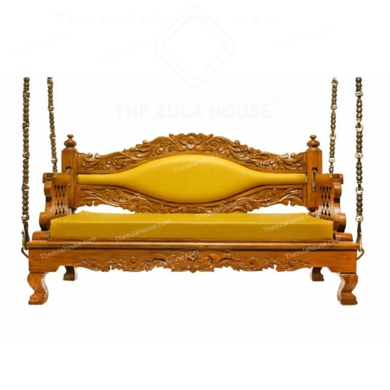 WS 05 – SOLID TEAKWOOD HANDCARVING SWING- WOODEN JHULA