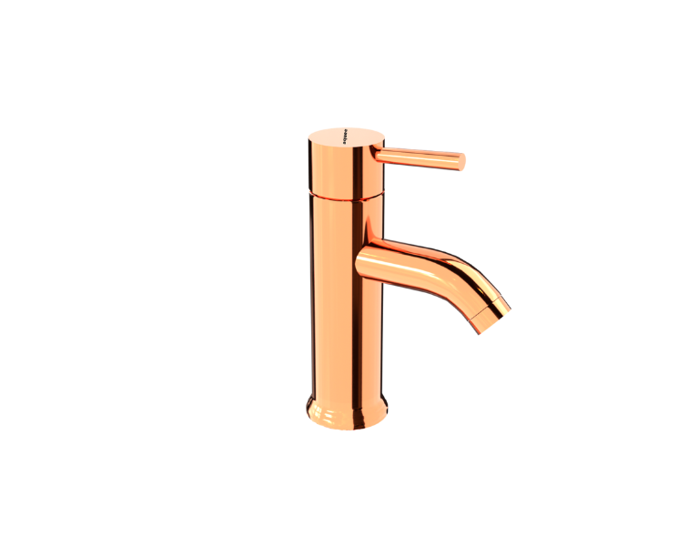 single lever deck mount basin mixture rose gold - Magic Series