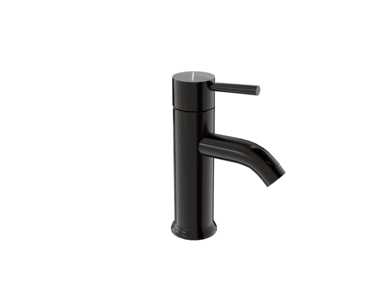 single lever deck mount basin mixture black -Magic Series