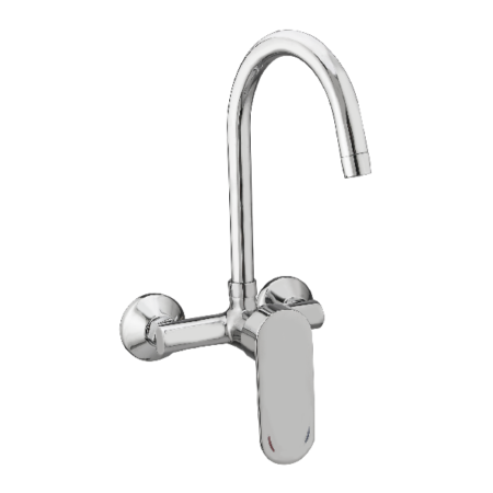 Kitchen Single Lever Wall 
Mounted Sink Mixer 
Height: 35 Opel Series