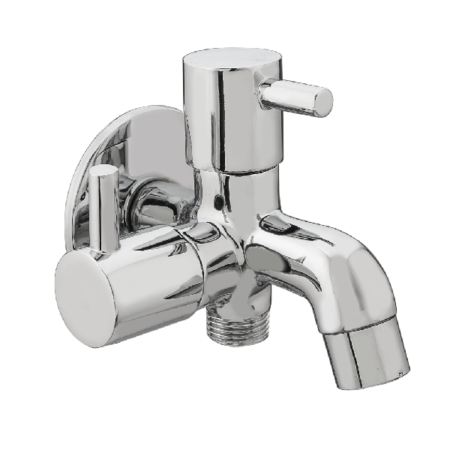 2 way bib cock tap with flange Magic Series